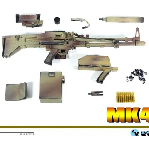 NEW In stock 1:6 Scale Machine Gun Weapon Model ZY Toys ZY2010 MK43 model Toy For 12 inches Action Figure doll toy gift