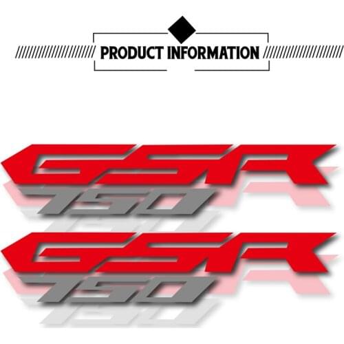 New motorcycle bicycle 3D sticker fuel tank logo helmet notebook car decal car decal for suzuki gsr750 gsr 750 GSR 750