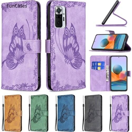 Solid Color Book Phone Pouch For armor Xiaomi Redmi Note 10 Pro Max Cover Cases Girly Bags sFor etui Xiaomi Redmi Note 10 Pro