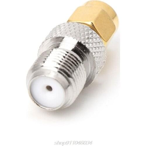 F Type Female Jack to SMA Female Socket Straight RF Coax Adapter F to SMA Plug D14 20 Dropshipping