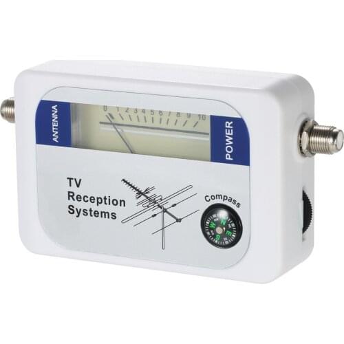 Satellite Signal Finder Satellite Finder Satellite Signal Meter Mini TV Antenna Satellite Signal Finder Meter with Compass
