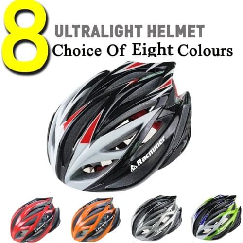 2020 Racmmer Imitation Carbon EPS Ultralight Helmet Integrally-molded Road Bike MTB Cycling Helmet Bicycle Accessories #TK-01