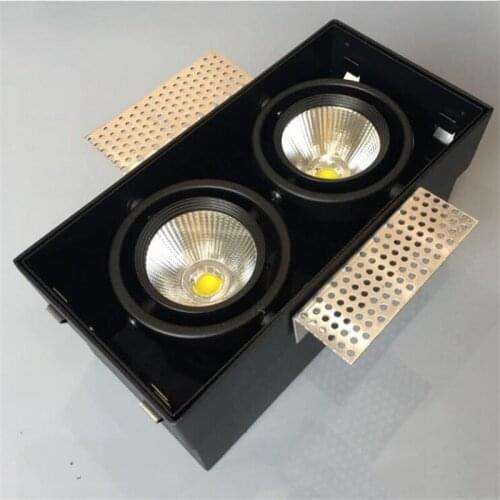 4PCS/lot 15W LED Grille Lamp,Dimmable 2*15W LED Beans Gall Lamp ,High Power High Lumens 30W Led Grille Light AC110V/AC220V