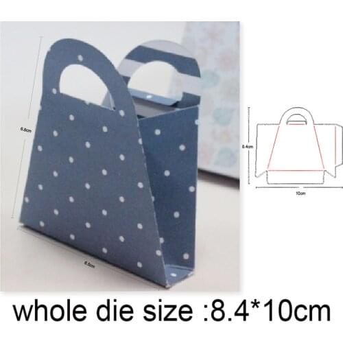 Craft dies Candy Gift Box Bag Cutting Dies Stencils For Greeting Cards Making Scrapbooking dies Metal Dies Nouveau Arrivage 2020