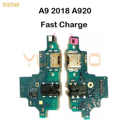 USB Charging Dock Flex Cable For Samsung Galaxy A9 2018 A920 A920F Charger Port Connector Board