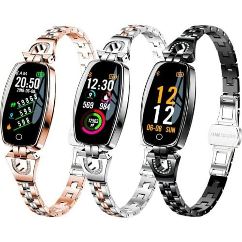 Women Smart Watch Calories Fitness Tracker Blood Pressure Monitor Alloy Lady Bracelet Passometer Sleep Tracker