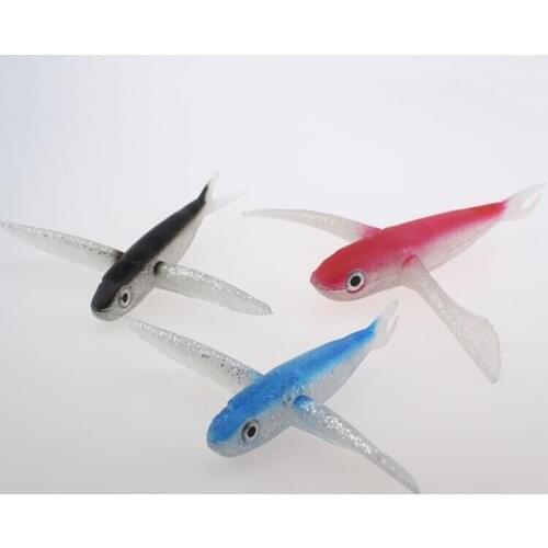 1Pcs 17cm/66g Bionic Flying Fishing Bait Saltwater Fishing Lure For Kingfish/Tuna/Mackerel/Marlin/Mahi Mahi Fishing Accessories