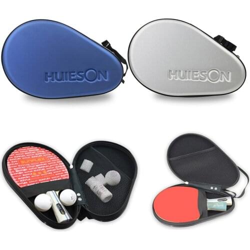 1PCS Professional Ping Pong Paddle Case Table Tennis Racket Bag High-grade Velvet Lining PU Waterproof Table Tennis Accessories