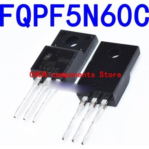 10pcs FQPF5N60C 5N60C TO-220 imported brand new original