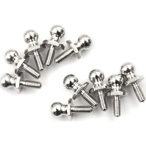 10Pcs/lot HSP Ball Head Screw For RC 1/10 Model Car Buggy Truck Spare Parts Wholesale
