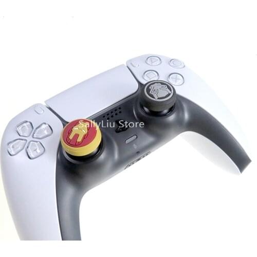 2pcs Silicone Analog Thumb Stick Grips Joystick Cover for PS5 PS4 Pro PS3 Controller Thumbstick Caps for Xbox 360 One Switch Pro