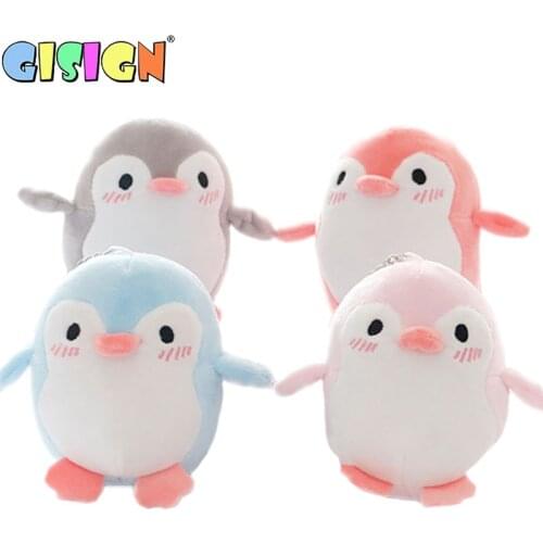 10CM Penguin Toy Key Chain Luggage Bag Pendant Quality Animal Penguin Birthday Present Stuffed Toy Doll