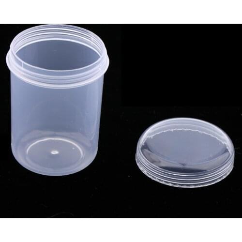 18 Pcs Transparent Plastic Storage Box Case Manicure Jewelry Box