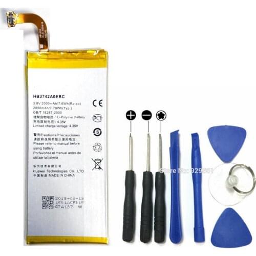 Brand New 2000mAh HB3742A0EBC Battery & Repair Tools for Huawei Ascend P6 P6-U06 p6-c00 p6-T00/ Ascend G6 G620 G621 G620s G630