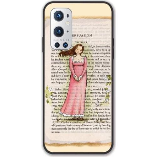 For Oneplus Jane Austen Persuasion Anne Elliot Black TPU Border Oneplus Case