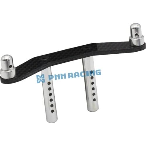 CNC Aluminium Alloy Carbon Fiber Front Rear Body Post for HPI Savage 21/46 Shipment color is random
