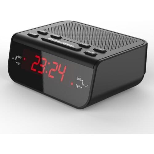 Fantastic LED FM Radio Digital Alarm Clock with sleep timer snooze fuction Compact Digital Modern Design