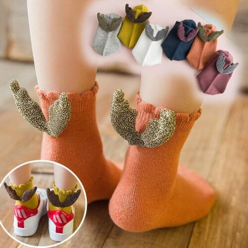 Baby Girls Socks Autumn Winner Cotton Socks Solid Candy Color Kids Toddler Short Socks for Children Kids Socks Toddler Socks