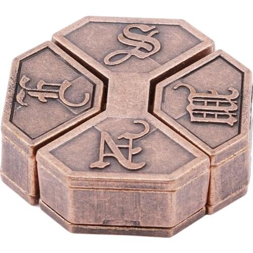 1pc Alloy Box Lock Puzzle Classic Metal Brain Teaser EQ Test Toys For School Classroom Adults Children Kids Gifts