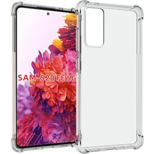 Soft Transparent TPU case For Samsung Galaxy S20 FE 5G S20 Lite airbag shockproof back cover case for Samsung S20 Fan Edition