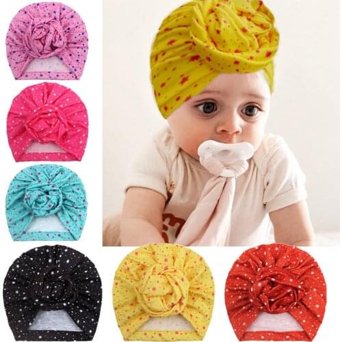 2020 New Baby Hats Childrens Pullover CAP Baby Star Print Indian Pullover Cap Kids Girls Boys Beanie Caps