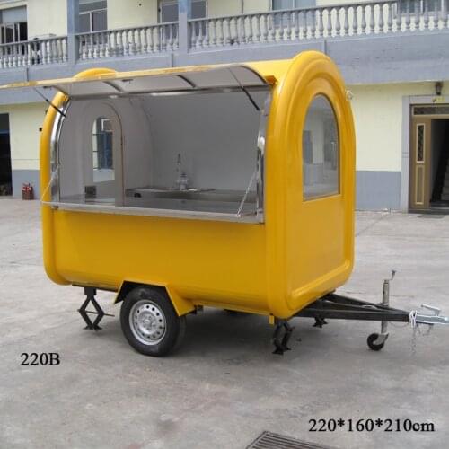 Australia standard outdoor mobile fast food carts kiosk, popsicle ice cream vending carts for sale