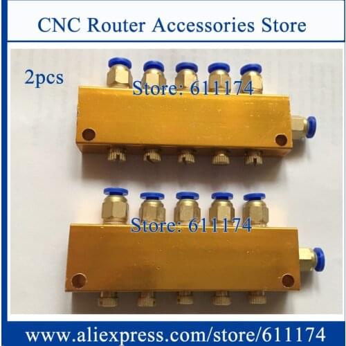 2pcs/lot grease distributor 3way 5way 6way Adjustable oil discharge ,Lubrication pump oil separator 4mm/6mm