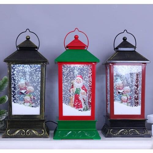 Christmas decorations creative snow music pendulum lights festival set props Christmas gifts party garden creative decoration