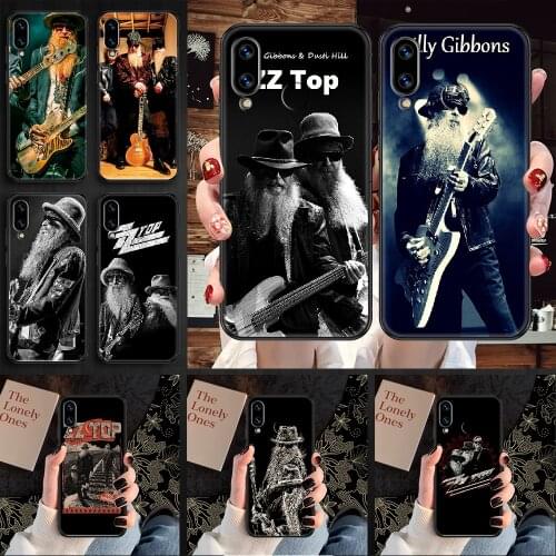 Dusty Hill ZZ Top Phone case For Huawei Honor 6 7 8 9 10 10i 20 A C X Lite Pro Play black trend hoesjes soft prime silicone