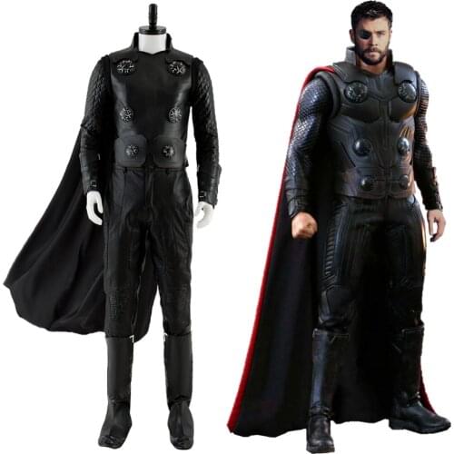 Thor Cosplay Costume Outfit Halloween Cosplay Costume For Males Females Adults