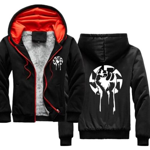 Slavs Winter Mens Warm Set Fleece Hoodies for Men Tracksuit Brand Thicken Clothing Hoodie Mens Suits Male Clothing Streetwear