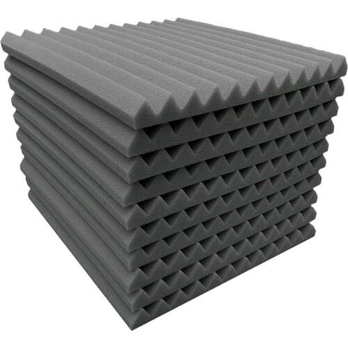 10Pack Acoustic Foam Sound Insulation Panels For KTV Bar Soundproofing Studio Wedges Sound Proof Wall Panels Protective Sponge