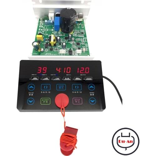 100% New Universal Treadmill Circuit Board With Display Panel Control Board Controller 1HP-2.0HP 180V DC Motor Treadmill Parts