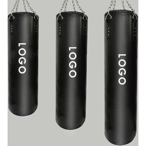 150CM Customized Logo Huge Sandbag Punching Bag Thickened PU Leather Sport Training Empty Boxing Bags Self-filled Boxing Sandbag