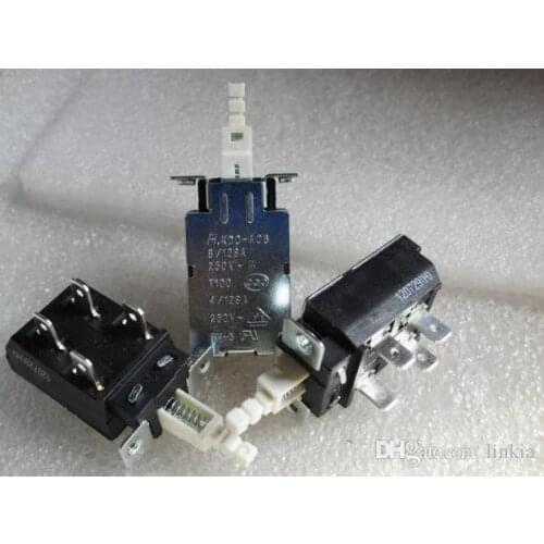 2pcs The New TV Power Switch KDC-A06 8 128A 250V DIY Amplifier Key Switches