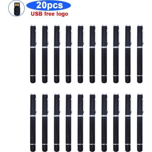 20pcs/lot free logo 128GB USB pen Flash Metal 64GB 32GB 8gb Flash Pen Drive memory stick Thumb Drive for PC Laptop USB2.0 Device