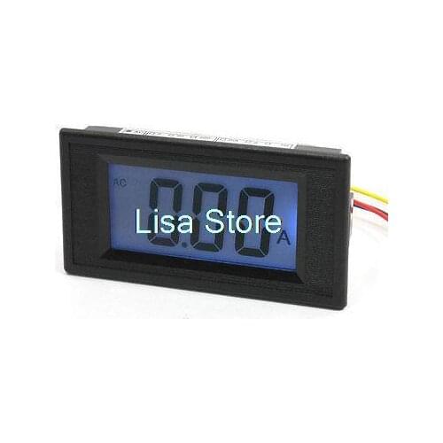 AC 10A/75mV LCD Digital Display Ampere Meter Ammeter Amp Panel Gauge