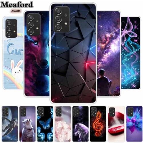 For Samsung A52 Case Soft Silicone Phone Case for Samsung Galaxy A52 2021 Case Luxury Cool New Coque for Samsung A52 A 52 A 52