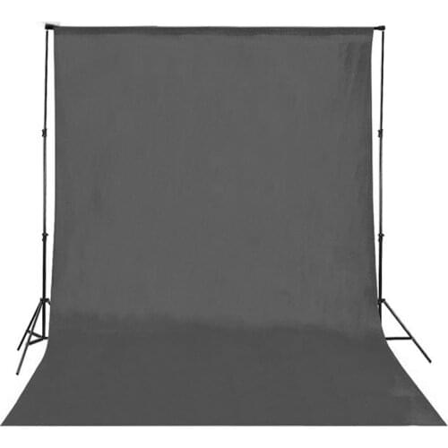 DAWNKNOW Grey Solid color backdrop screen cotton Muslin Photography background lighting PS Cutout For studio Chromakey