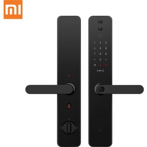 Xiaomi Door Lock Pro Cat Eye Password Fingerprint Electronic Doorbell Lock HD Ultra Wide Angle Camera Smart Support ToT Homekit