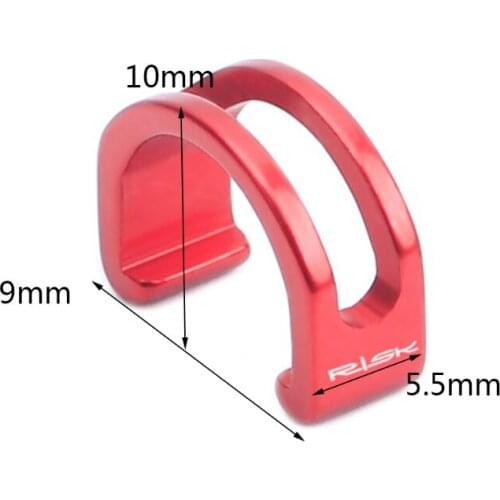 E56D 5Pcs Bike Brake Line Buckle Durable Outdoor Cycling Parts 5Pcs Derailleur Line Buckle C-Shape Holder Organizer