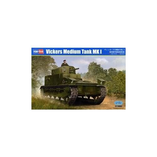 Hobby Boss 1/35 scale tank models 83878 Vickers Mk.I medium chariot