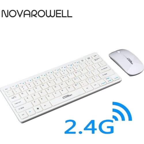 Keyboard Mouse Combos 2.4G Wireless Photoelectric Mice 1000 DPI Mute Qwert Layout Waterproof For Windows IOS Andorid TV Notebook