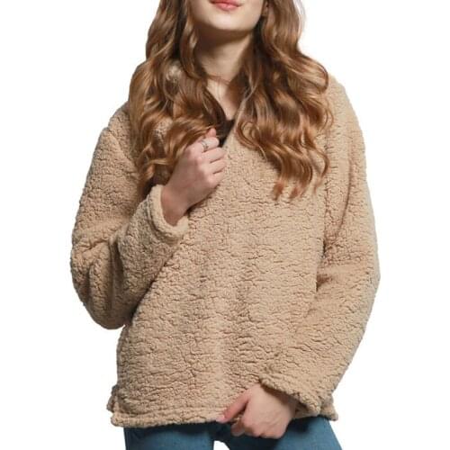 LAN SHAN QUE Plush Sweaters