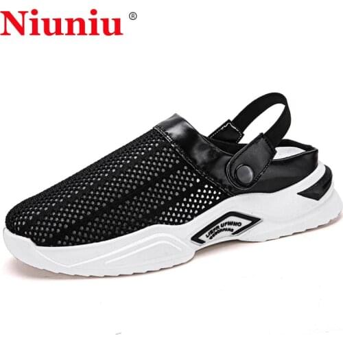 Summer Men Sandals Beach Shoes Breathable Fashion Light Weight Male Casual Shoes Outdoor Flats Water Shoes Sandalias Hombre