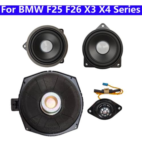 Modification Decoration For BMW F25 F26 X3 X4 Series Car Front Door Tweeter Cover Speaker Loudspeaker Original Upgrade