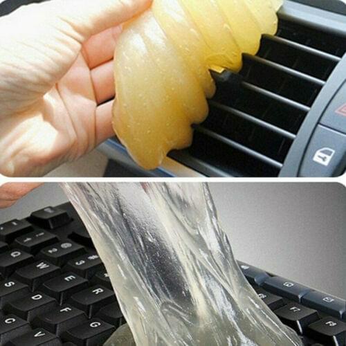 Strong Auto Groove Car Cleaning Glue Magic Dust Cleaner Compound Super Clean Slimy Gel for Phone Laptop PC Computer Keyboard