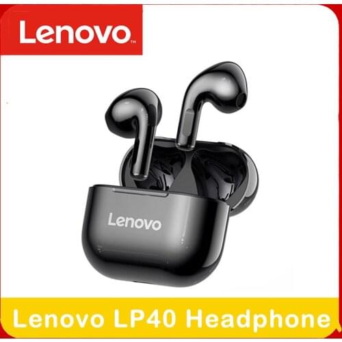 Original Lenovo LP40 BT Earphone Wireless Headphones Touch Control Earbuds Sweatproof Sport Headsets In-ear Earphones