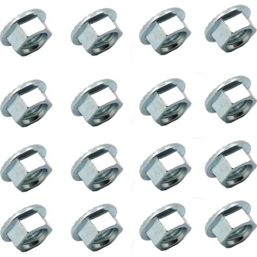 Complete set of 16 new locking lug nuts For Yamaha YFZ 450 660 For Kawasaki For Suzuki TRX250X TRX250EX 300EX