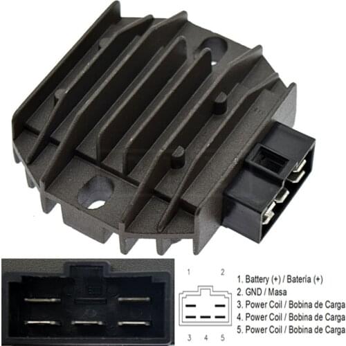 For Suzuki XF650 Freewind 97-07 DR650 96-12 YAMAHA XJ600 XJR400 Majesty 250 YP250 Motorcycle Voltage Regulator Rectifier 12V